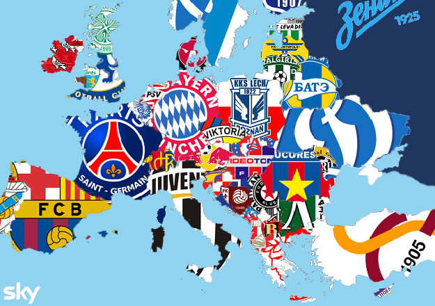 UEFA Fußball Meister Karte 2014/2015 | Sky Sport Austria