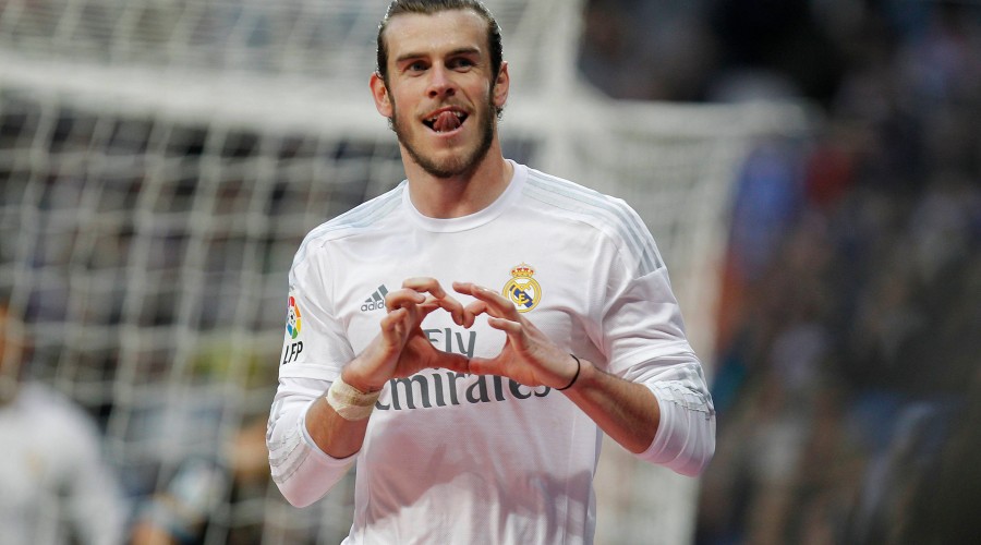 MADIRD,SPAIN,20.DEC.15 - SOCCER - Primera Division, Real Madrid FC vs Rayo Vallecano. Image shows the rejoicing of Gareth Bale (Madrid). Photo: GEPA pictures/ Cordon Press/ Jose Luis Cuesta - ATTENTION - COPYRIGHT FOR AUSTRIAN CLIENTS ONLY