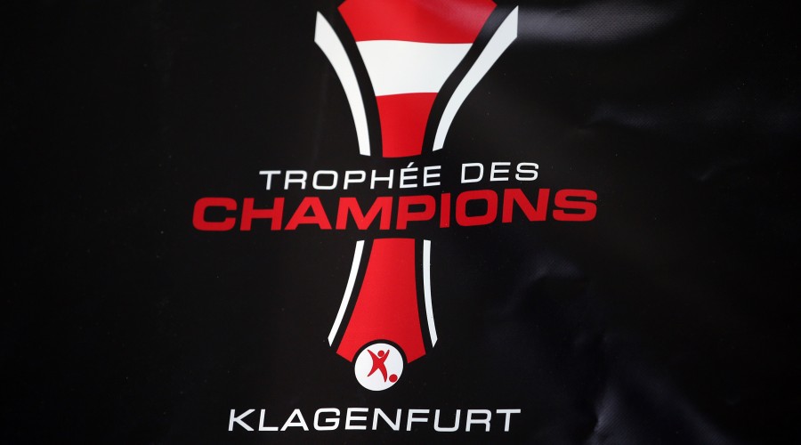 KLAGENFURT,AUSTRIA,29.MAR.16 - SOCCER - IFCS, International Football Camp Styria, press conference concerning the French Super Cup Final in the Woerthersee Stadium. Image shows a logo. Photo: GEPA pictures/ Daniel Goetzhaber