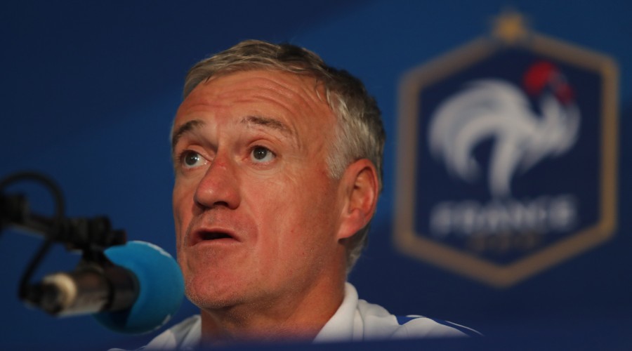NEUSTIFT IM STUBAITAL,AUSTRIA,31.MAY.16 - SOCCER - UEFA European Championship 2016 in France, preview, training camp of team FRA, press conference. Image shows coach Didier Deschamps (FRA). Photo: GEPA pictures/ Andreas Pranter