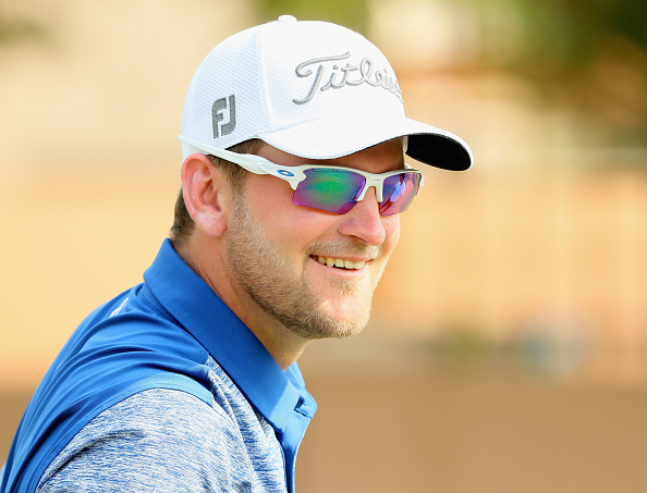 DUBAI, UNITED ARAB EMIRATES - NOVEMBER 16:  Bernd Wiesberger of Austria is pictured during practice prior to the start of the DP World Tour Championship on the Earth Course at Jumeirah Golf Estates on November 16, 2016 in Dubai, United Arab Emirates.  (Photo by Andrew Redington/Getty Images)