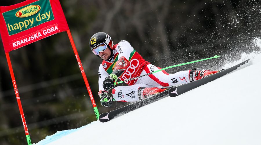 KRANJSKA GORA,SLOVENIA,04.MAR.17 - ALPINE SKIING - FIS World Cup, giant slalom, men. Image shows Marcel Hirscher (AUT). Photo: GEPA pictures/ Matic Klansek