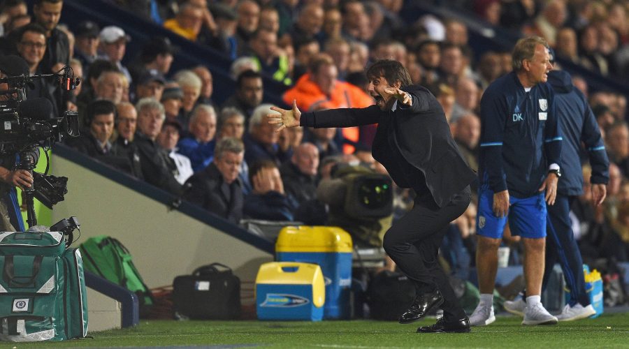 Antonio Conte Chelsea manager turns to celebrate Michy Batshuayi s goal,during the Premier League match between West Bromwich Albion and Chelsea played at The Hawthorns Stadium, West Bromwich on 12th May 2017 / Football - Premier League 2016/17 West Bromwich Albion v Chelsea Hawthorns, The, Birmingham Rd, West Bromwich, United Kingdom 12 May 2017 Â PUBLICATIONxNOTxINxUKxFRAxNEDxESPxSWExPOLxCHNxJPN BPI_WBA_Chelsea_069.JPG

Antonio Conte Chelsea Manager Turns to Celebrate Michy BATSHUAYI s Goal during The Premier League Match between West Bromwich Albion and Chelsea played AT The Hawthorns Stage West Bromwich ON 12th May 2017 Football Premier League 2016 17 West Bromwich Albion v Chelsea Hawthorns The Birmingham rd West Bromwich United Kingdom 12 May 2017 Â PUBLICATIONxNOTxINxUKxFRAxNEDxESPxSWExPOLxCHNxJPN BPI_WBA_Chelsea_069 jpg