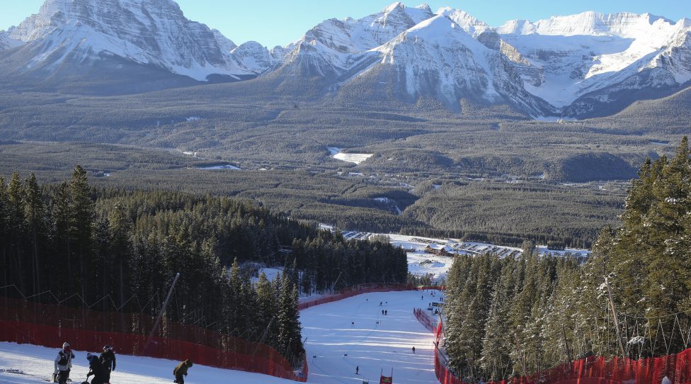 LAKE LOUISE,CANADA,03.DEC.17 - ALPINE SKIING - FIS World Cup, Super G, ladies. Image shows an overview of the race course. Photo: GEPA pictures/ Wolfgang Grebien