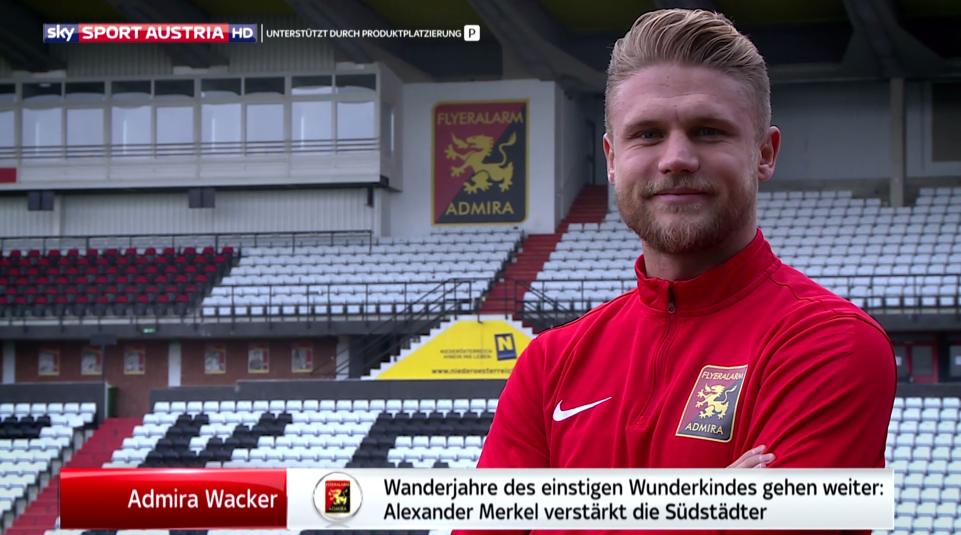 Einstiges Wunderkind Merkel nun bei der Admira - Sky Sport Austria