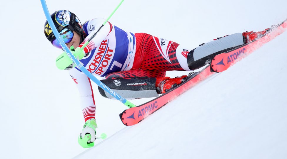 LEVI,FINLAND,17.NOV.18 - ALPINE SKIING - FIS World Cup, slalom, ladies. Image shows Katharina Gallhuber (AUT). Photo: GEPA pictures/ Christian Walgram