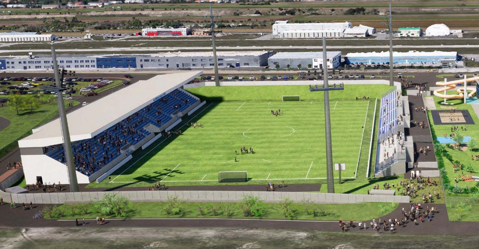 Land NÖ beschließt Förderung für neues Stadion in Wr. Neustadt - Sky ...