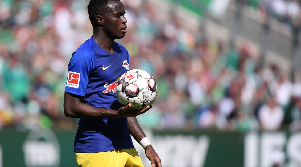 BREMEN, GERMANY - MAY 18: Bruma of RB Leipzig looks dejected during the Bundesliga match between SV Werder Bremen and RB Leipzig at Weserstadion on May 18, 2019 in Bremen, Germany.  (Photo by Oliver Hardt/Bongarts/Getty Images)