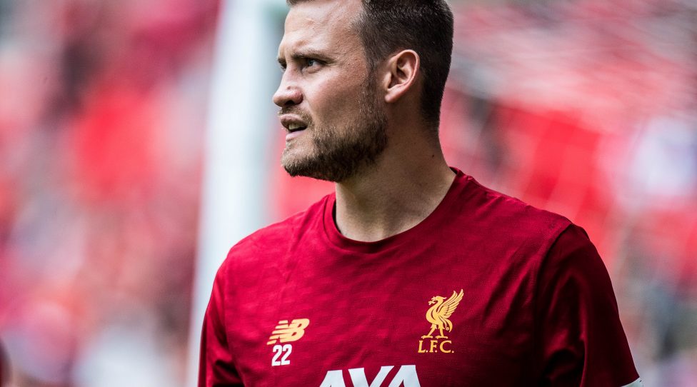 LONDON, ENGLAND - AUGUST 04: Simon Mignolet of Liverpool looks on during the FA Community Shield match between Liverpool and Manchester City at Wembley Stadium on August 4, 2019 in London, England. (Photo by Sebastian Frej/MB Media/Getty Images)