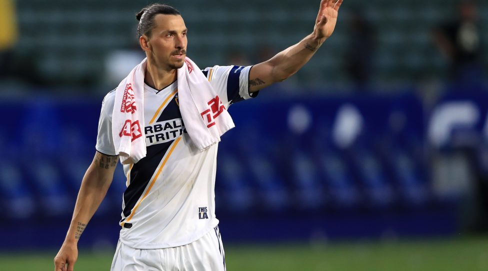 CARSON, CALIFORNIA - APRIL 28:  Zlatan Ibrahimovic #9 of Los Angeles Galaxy looks on as he leaves the field after a game against the Real Salt Lake at Dignity Health Sports Park on April 28, 2019 in Carson, California.  
Los Angeles Galaxy defeated Real Salt Lake 2-1.  (Photo by Sean M. Haffey/Getty Images)