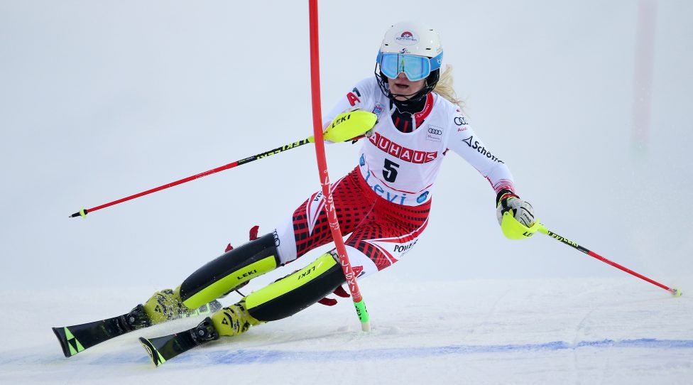 LEVI,FINLAND,23.NOV.19 - ALPINE SKIING - FIS World Cup, slalom, ladies. Image shows Katharina Truppe (AUT). Photo: GEPA pictures/ Thomas Bachun