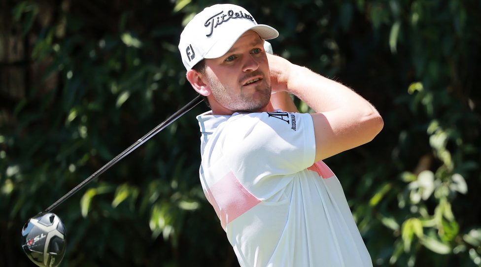 MEXICO CITY, MEXICO - FEBRUARY 20: Bernd Wiesberger of Austria plays his shot from the second tee during the first round of the World Golf Championships Mexico Championship at Club de Golf Chapultepec on February 20, 2020 in Mexico City, Mexico. (Photo by Hector Vivas/Getty Images)
