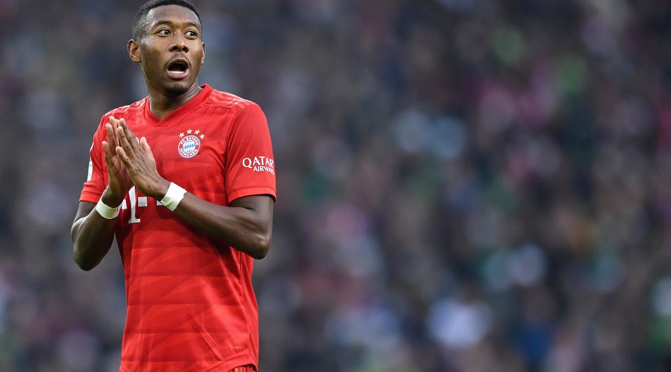MOENCHENGLADBACH,GERMANY,07.DEC.19 - SOCCER - 1. DFL, 1. Deutsche Bundesliga, Borussia Moenchengladbach vs FC Bayern Muenchen. Image shows David Alaba (Bayern).  Photo: GEPA pictures/ Witters/ Tim Groothuis - ATTENTION - COPYRIGHT FOR AUSTRIAN CLIENTS ONLY - DFL regulations prohibit any use of photographs as image sequences and/or quasi-video
