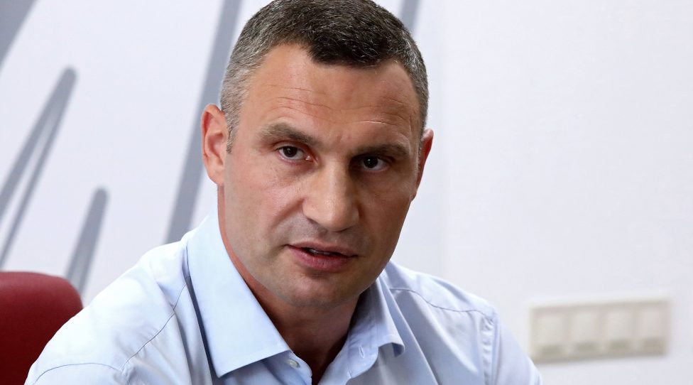 Kyiv city head Vitali Klitschko holds a briefing to comment on the Cabinet s approval of his dismissal from the position of the Kyiv City State Administration head, Kyiv, capital of Ukraine, September 4, 2019. Ukrinform. Kyiv city head Vitali Klitschkos briefing in Kyiv PUBLICATIONxINxGERxSUIxAUTxHUNxONLY Copyright: xTARASOVx