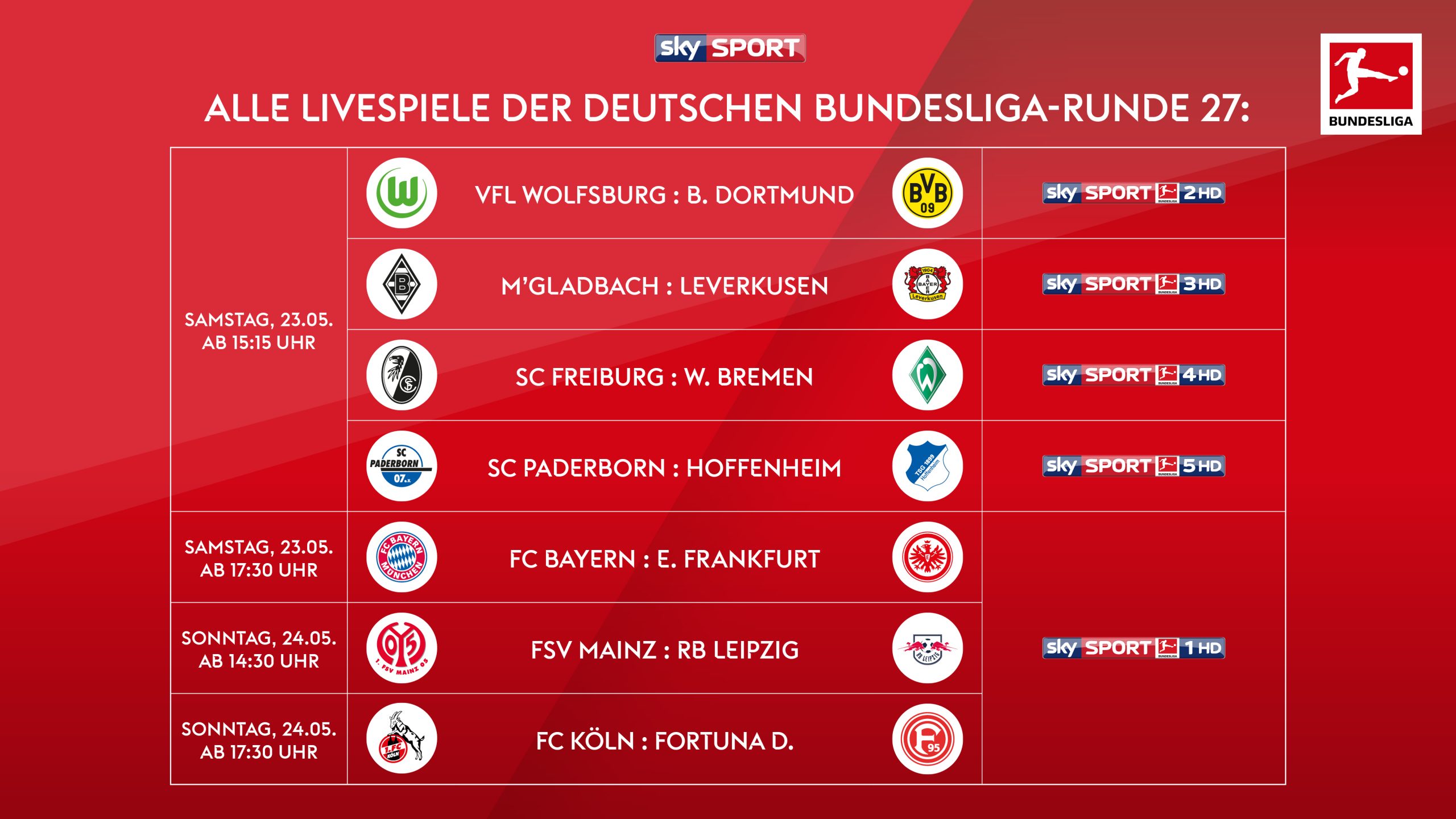 deutsche bundesliga konferenz live stream