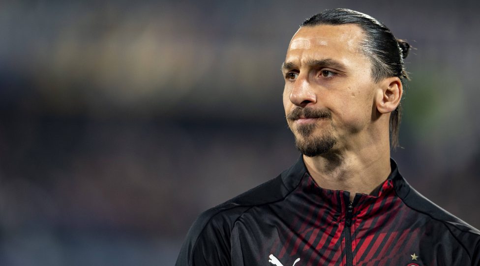 Zlatan Ibrahimovic Milan during the Italian Serie A match between Fiorentina 1-1 Milan at Artemio Franchi Stadium on February 22 , 2020 in Firenze, Italy. Noxthirdxpartyxsales 122959154