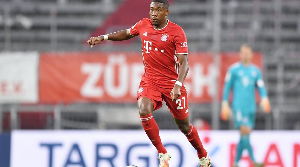 Fussball David Alaba Bayern Muenchen, 10.06.2020, Fussball, DFB-Pokal, Halbfinale, FC Bayern Muenchen - Eintracht Frankfurt Muenchen *** Soccer David Alaba Bayern Muenchen, 10 06 2020, Soccer, DFB Pokal, Semifinal, FC Bayern Muenchen Eintracht Frankfurt Muenchen Poolfoto Preiss/Witters/Pool/Witters ,DFB DFL REGULATIONS PROHIBIT ANY USE OF PHOTOGRAPHS AS IMAGE SEQUENCES AND OR QUASI-VIDEO. EDITORIAL USE ONLY.