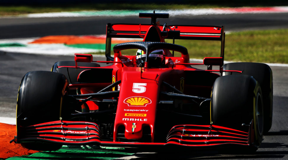 MONZA,ITALY,03.SEP.20 - MOTORSPORTS, FORMULA 1 - Grand Prix of Italy, Autodromo Nazionale, free practice. Image shows Sebastian Vettel (GER/ Ferrari). Photo: GEPA pictures/ XPB Images/ Charniaux - ATTENTION - COPYRIGHT FOR AUSTRIAN CLIENTS ONLY