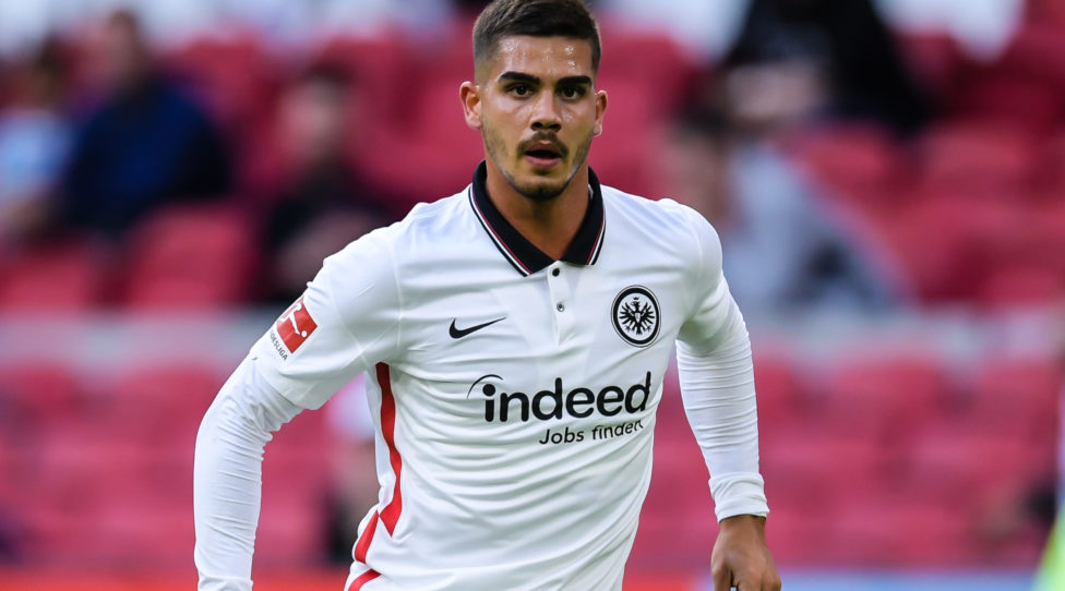 AMSTERDAM, NETHERLANDS - AUGUST 29: Andre Silva of Eintracht Frankfurt during the pre season match between Ajax and Eintracht Frankfurt on August 29, 2020 in Amsterdam, The Netherlands. (Photo by Gerrit van Keulen/BSR Agency/Getty Images)