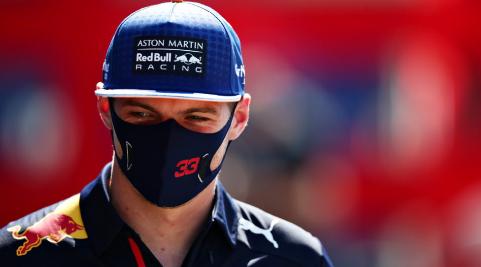 MONZA, ITALY - SEPTEMBER 03: Max Verstappen of Netherlands and Red Bull Racing looks on in the Paddock during previews ahead of the F1 Grand Prix of Italy at Autodromo di Monza on September 03, 2020 in Monza, Italy. (Photo by Peter Fox/Getty Images)