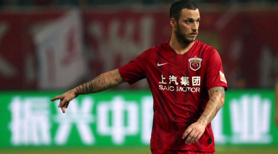 SHANGHAI,CHINA,14.AUG.19 - SOCCER - Chinese Super League, Shanghai SIPG vs Tianjin TEDA. Image shows Marko Arnautovic (Shanghai). Photo: GEPA pictures/ Franz Pammer