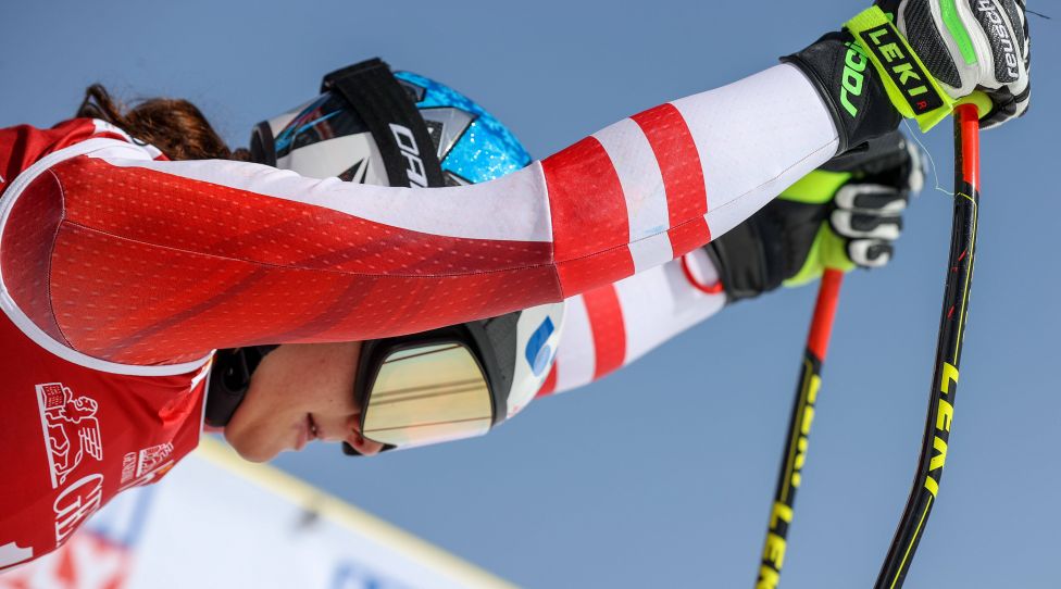 ALPINE SKIING - FIS WC Val di Fassa VAL DI FASSA,ITALY,24.FEB.21 - ALPINE SKIING - FIS World Cup, downhill, training, ladies. Image shows Ramona Siebenhofer AUT. PUBLICATIONxINxGERxHUNxONLY GEPAxpictures/xHaraldxSteiner