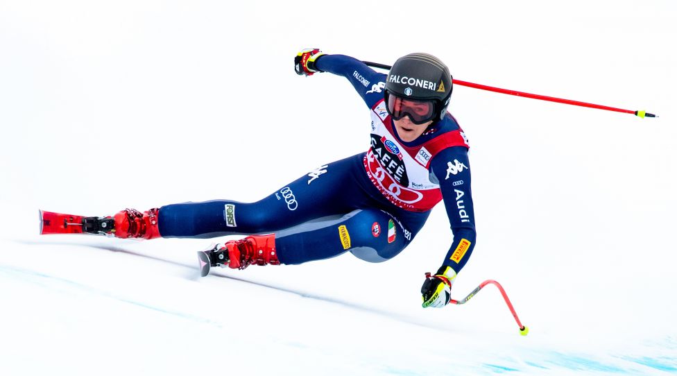 CRANS MONTANA,SWITZERLAND,23.JAN.21 - ALPINE SKIING - FIS World Cup, downhill, ladies. Image shows Sofia Goggia (ITA). Photo: GEPA pictures/ Matic Klansek