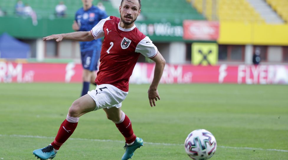 VIENNA,AUSTRIA,06.JUN.21 - SOCCER - UEFA European Championship, preview, OEFB international match, Austria vs Slovakia, friendly match. Image shows Andreas Ulmer (AUT). Photo: GEPA pictures/ Walter Luger