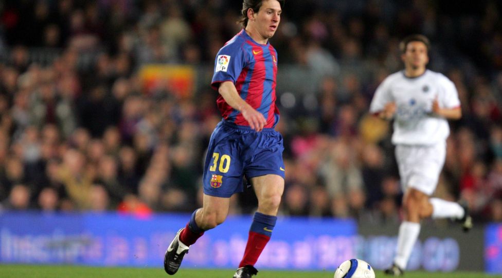 Lionel Messi Barcelona am Ball
