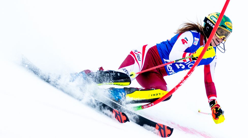 LIENZ,AUSTRIA,29.DEC.21 - ALPINE SKIING - FIS World Cup, slalom, ladies. Image shows Katharina Liensberger (AUT). Photo: GEPA pictures/ Matic Klansek