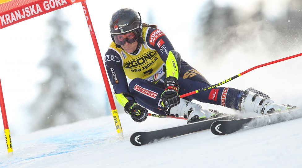 KRANJSKA GORA,SLOVENIA,08.JAN.22 - ALPINE SKIING - FIS World Cup, giant slalom, ladies. Image shows Sara Hector (SWE). Photo: GEPA pictures/ Matic Klansek