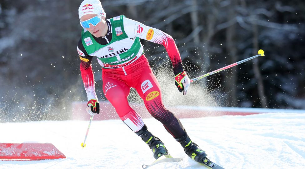 VAL Di FIEMME,ITALY,08.JAN.22 - NORDIC SKIING, NORDIC COMBINED, CROSS COUNTRY - FIS World Cup, 10km Gundersen, men. Image shows Johannes Lamparter (AUT). Photo: GEPA pictures/ ZUMA Press/ CSM/ ESPA/ Pierre Teyssot - ATTENTION - COPYRIGHT FOR AUSTRIAN CLIENTS ONLY - FOR EDITORIAL USE ONLY