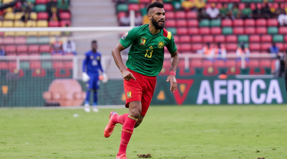 YAOUNDE, CAMEROON - JANUARY 13: Bayern Munich, Eric Maxim Choupo-Moting during of Cameroon during the 2021 Africa Cup of Nations group A match between Cameroon and Ethiopia at Stade d Olemb on January 13, 2022 in Yaounde, Ca Cameroon v Ethiopia - Africa Cup of Nations group A Copyright: xSFx