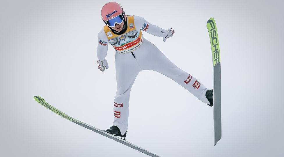 HINZENBACH,AUSTRIA,27.FEB.22 - NORDIC SKIING, SKI JUMPING - FIS World Cup, normal hill, ladies. Image shows Marita Kramer (AUT). Photo: GEPA pictures/ Manfred Binder