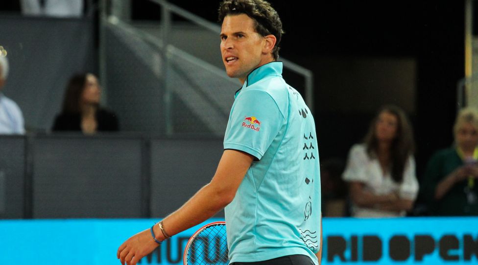 MADRID,SPAIN,02.MAY.22 - TENNIS - ATP World Tour, Mutua Madrid Open. Image shows Dominic Thiem (AUT).  Photo: GEPA pictures/ ZUMA Press/ AFP7/ Irina R. Hipolito - ATTENTION - COPYRIGHT FOR AUSTRIAN CLIENTS ONLY