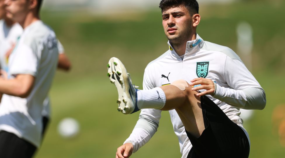 VOESENDORF,AUSTRIA,17.JUN.22 - SOCCER -  UEFA Under-19 European Championship, OEFB international match, group stage, England vs Austria, preview, training. Image shows Yusuf Demir (AUT). Photo: GEPA pictures/ Armin Rauthner