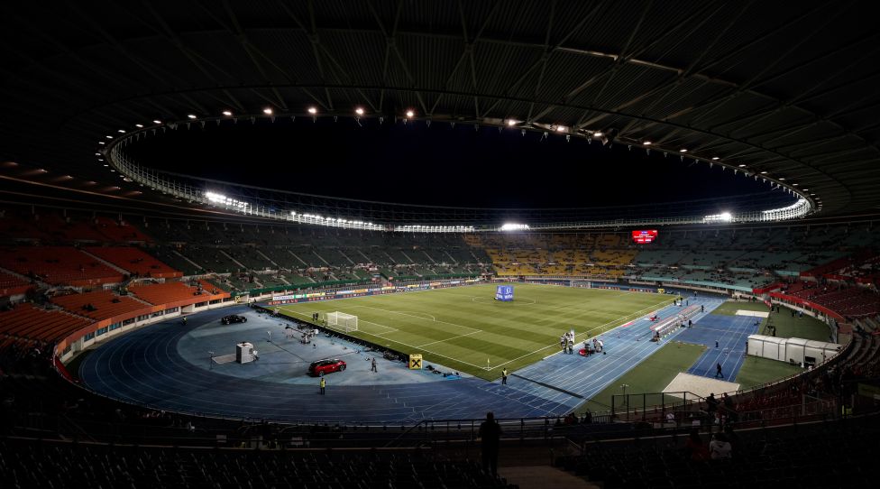 VIENNA,AUSTRIA,25.SEP.22 - SOCCER - UEFA Nations League, OEFB international match, Austria vs Croatia. Image shows an overview of the Ernst-Happel-Stadion. Photo: GEPA pictures/ Johannes Friedl