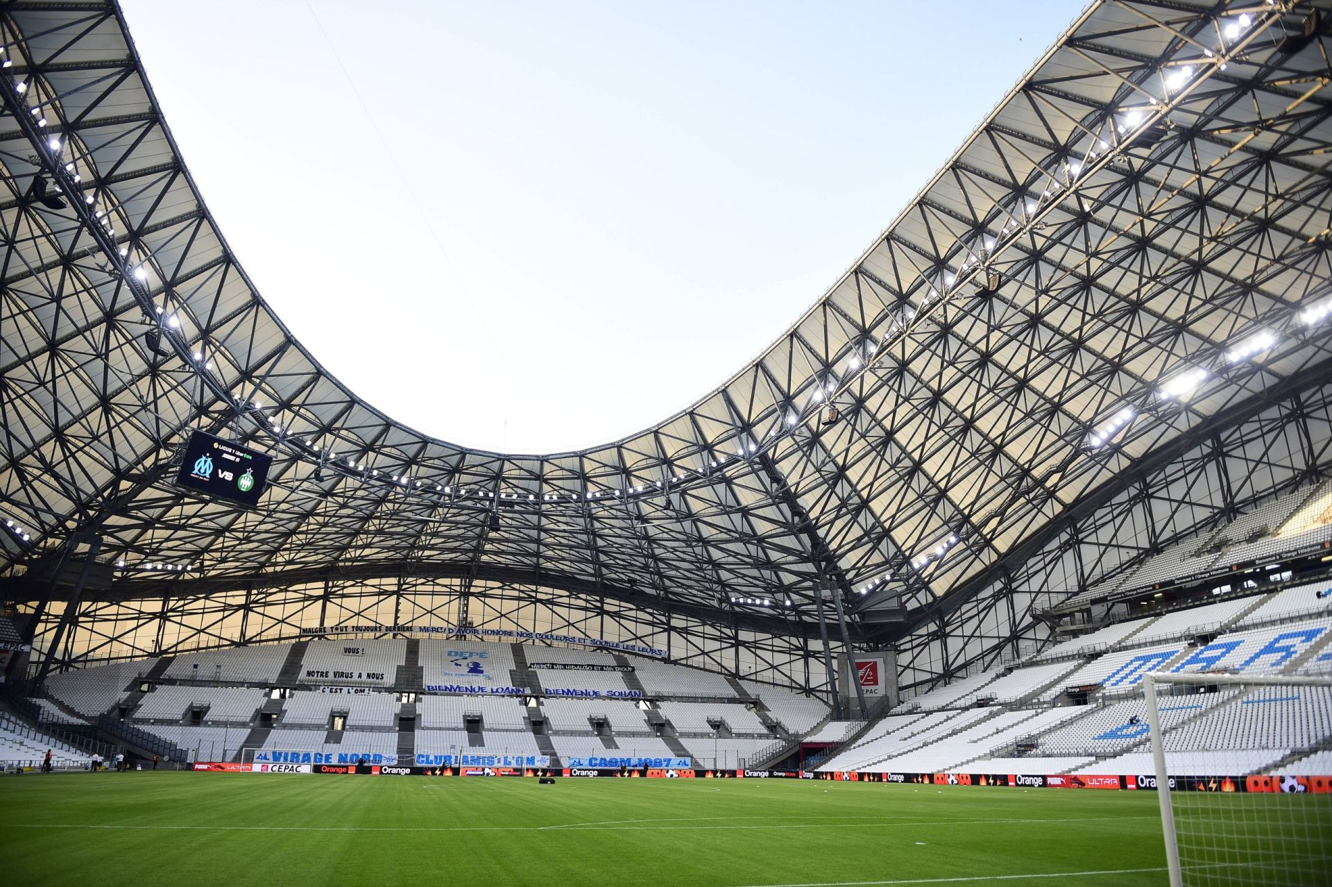 Imagem do jogo entre Sporting Lissabon e Olympique Marseille