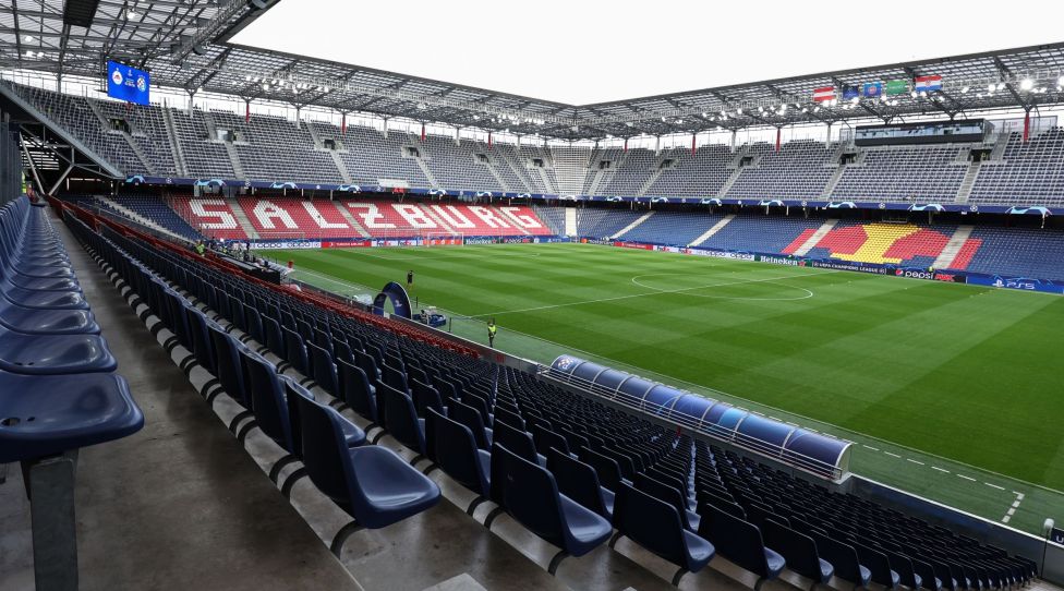 SALZBURG,AUSTRIA,05.OCT.22 - SOCCER - UEFA Champions League, Red Bull Salzburg vs GNK Dinamo Zagreb. Image shows an insideview of the Red Bull Arena. Photo: GEPA pictures/ David Geieregger