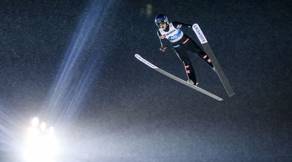 PLANICA,SLOVENIA,01.MAR.23 - NORDIC SKIING, SKI JUMPING - FIS Nordic World Ski Championships, large hill, ladies. Image shows Eva Pinkelnig (AUT). Photo: GEPA pictures/ Patrick Steiner