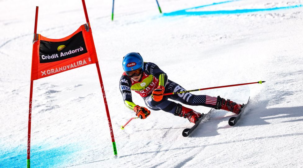 SOLDEU,ANDORRA,19.MAR.23 - ALPINE SKIING - FIS World Cup Final, giant slalom, ladies. Image shows Mikaela Shiffrin (USA). Photo: GEPA pictures/ Mathias Mandl