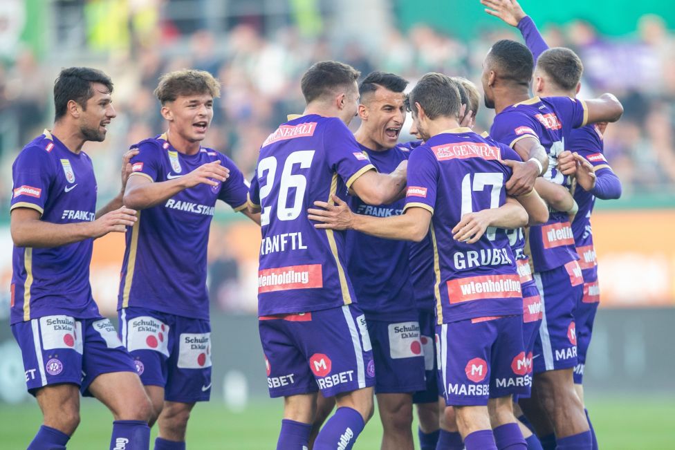Ein schneller Doppelschlag sichert der Austria im 337. Wiener Derby den insgesamt vieren Sieg im Allianz Stadion - Endst
