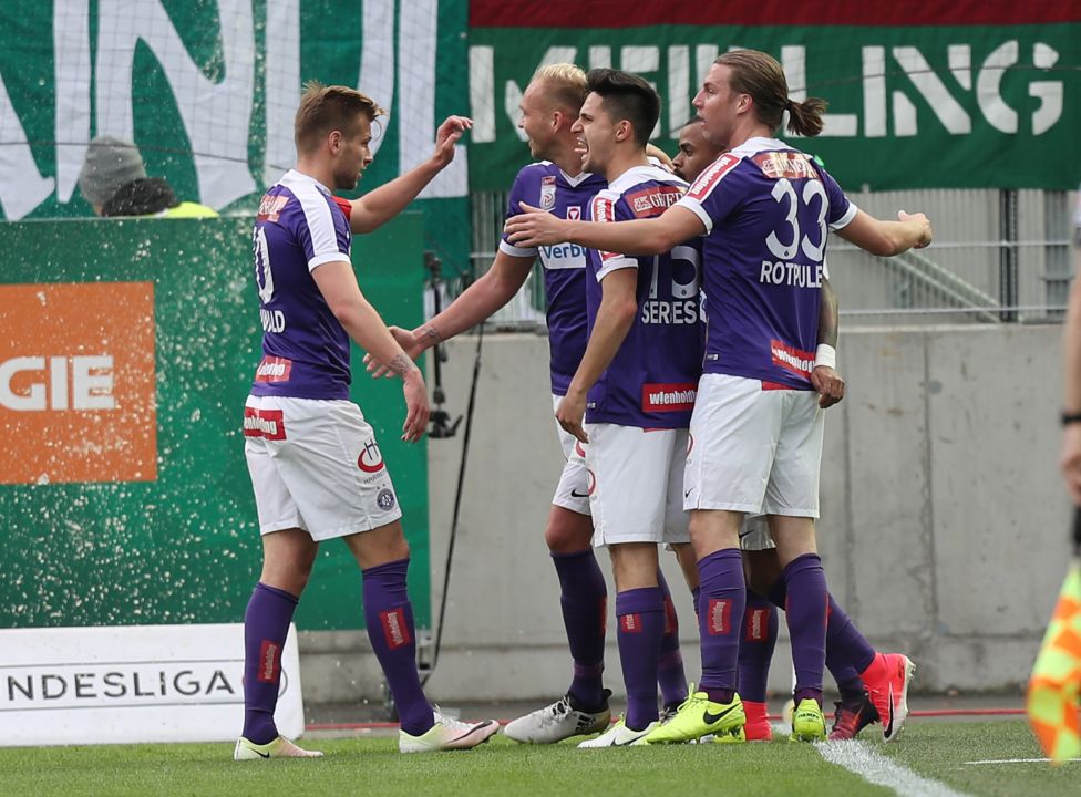Auch das zweite Derby der Saison 2016/17 geht mit 2:0 an die Austria | Bild: GEPA