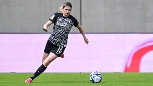Eileen Campbell hat am Dienstag mit viel Selbstvertrauen die erste Einheit im Trainingslager des ÖFB-Frauen-Nationalteam