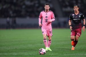 Lionel Messi mit einem Kurzeinsatz für Inter Miami gegen Vissel Kobe