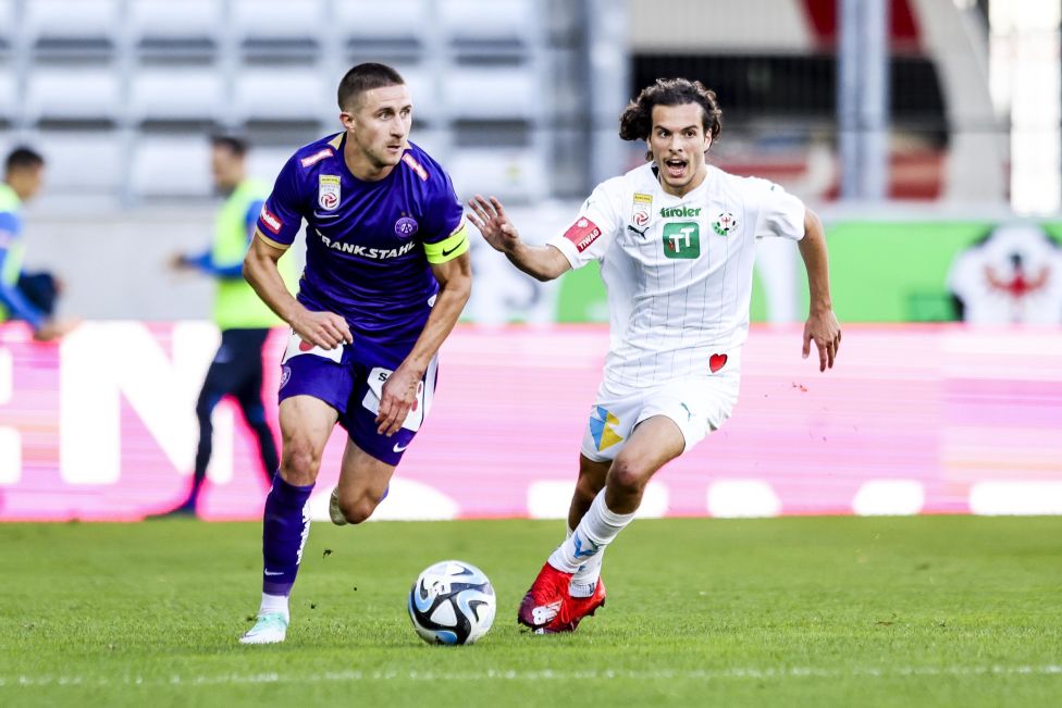 Austria gegen die WSG Tirol unter Siegzwang