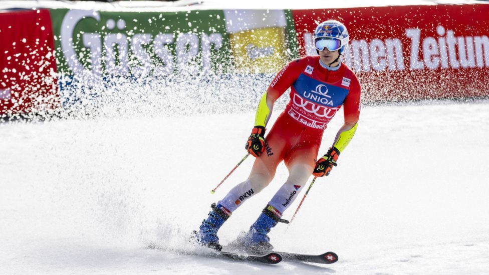 Mit einem Ausfall hat Marco Odermatt beim Ski-Weltcup-Finale in Saalbach einen Schlusspunkt unter seine Riesentorlauf-Siegesserie gesetzt