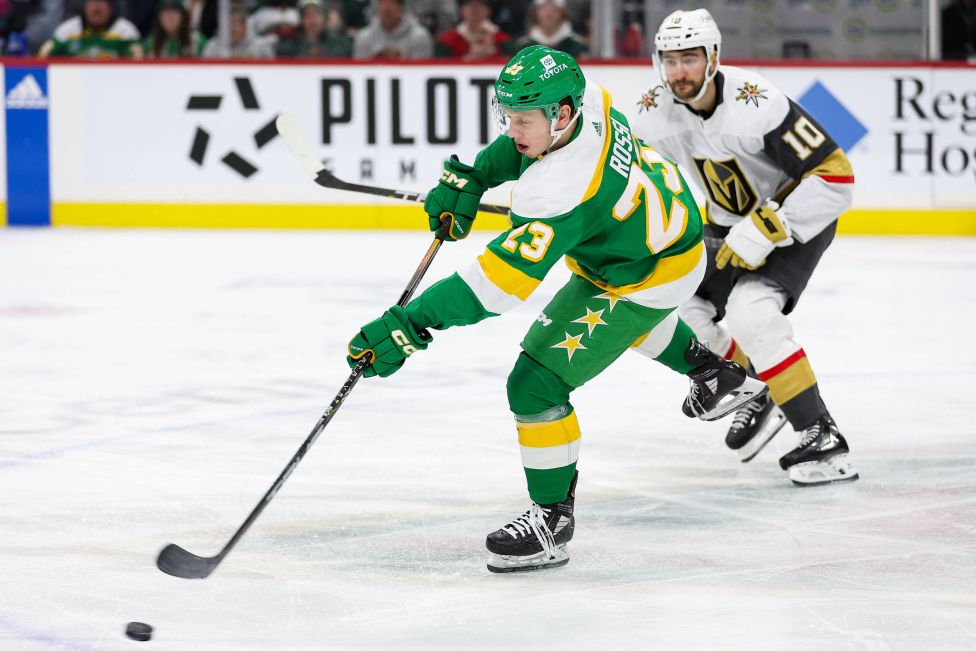 Minnesota Wild mit dem Vorarlberger Stürmer Marco Rossi hat am Samstag in der nordamerikanischen Eishockeyliga NHL gegen Stanley-Cup-Sieger Vegas Golden Knights
