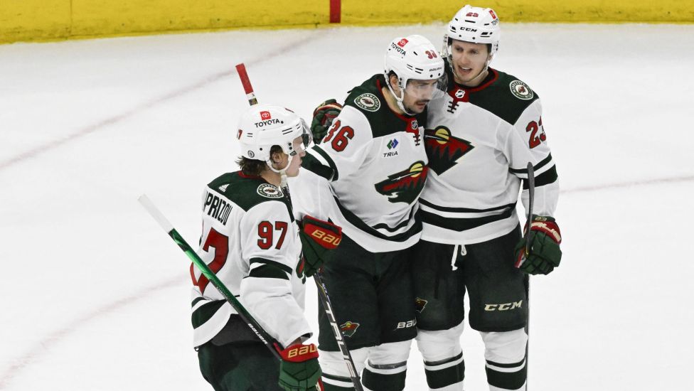 Rossi und Minnesota gewinnen drittletztes Saisonspiel bei Sharks