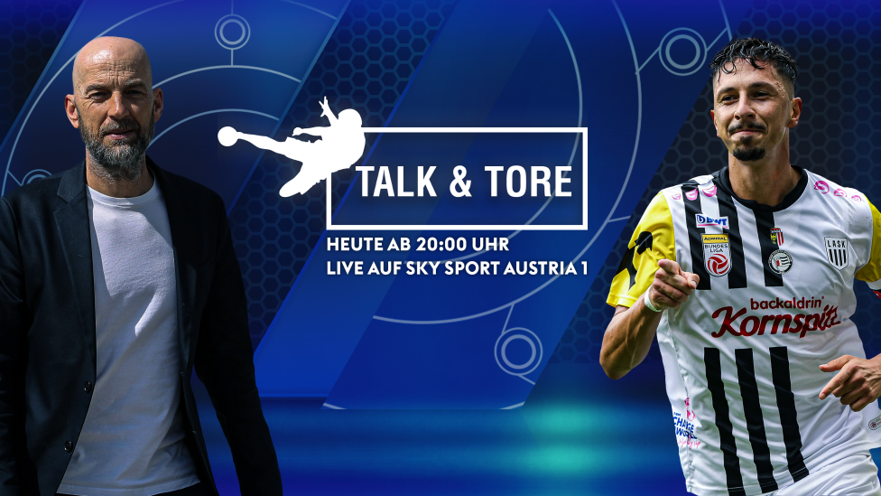 „Talk & Tore“ mit Günther Gorenzel und Robert Zulj heute live auf Sky